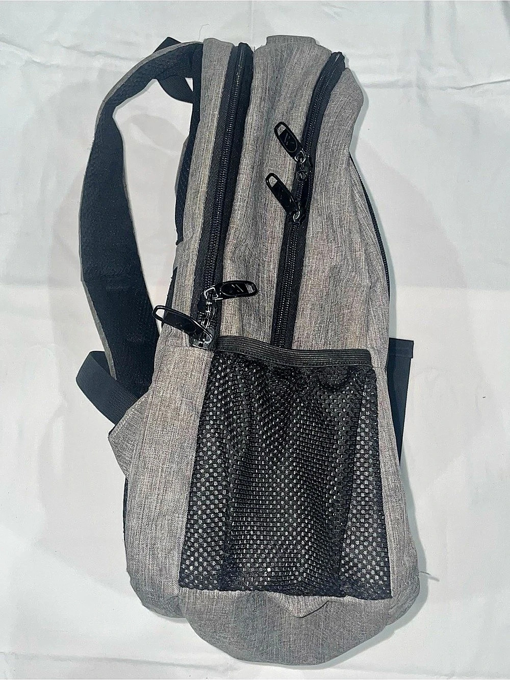 Matein Gray & Black Backpack - Picture 4 of 14
